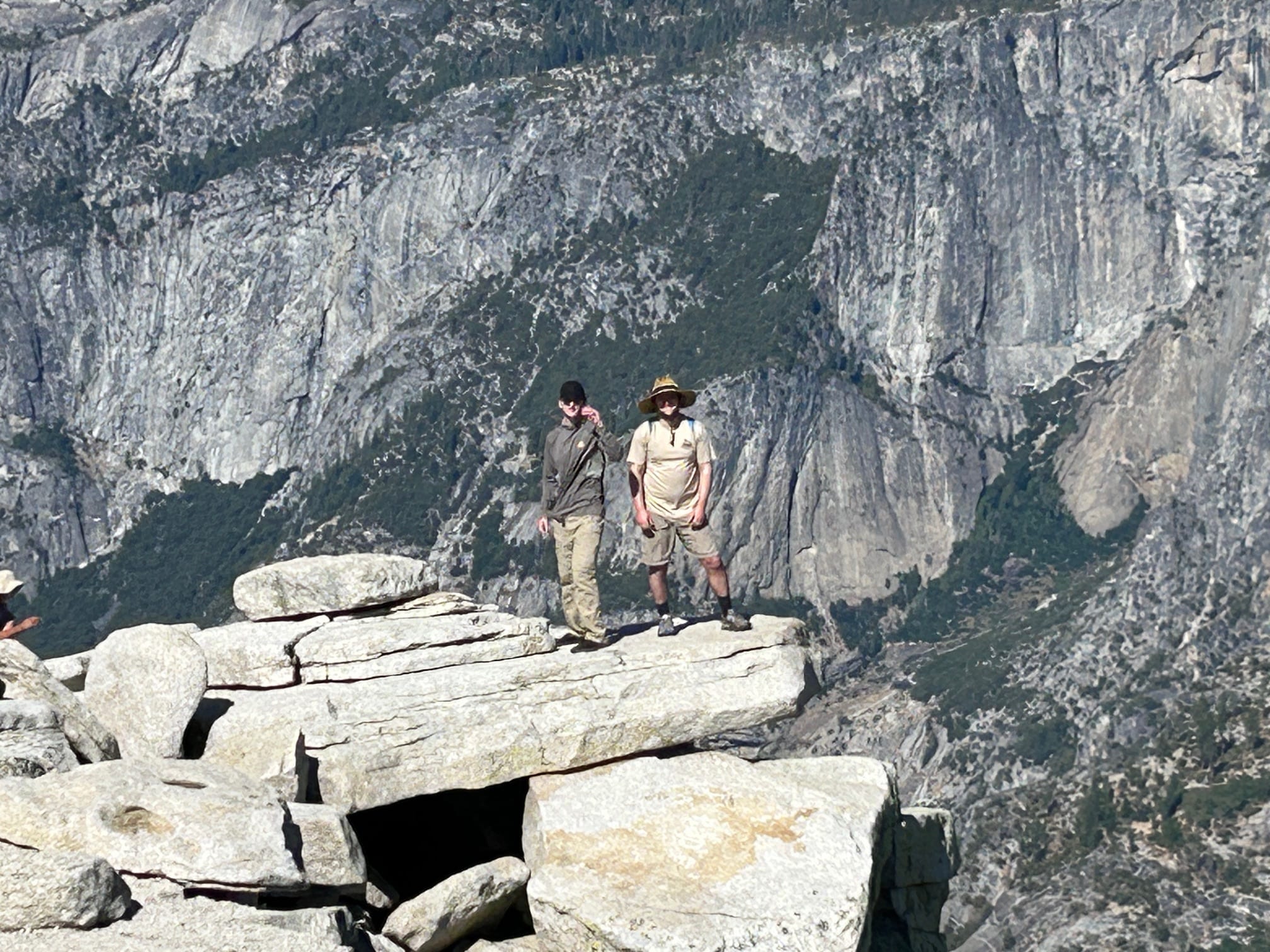 Top of half dome with my brother